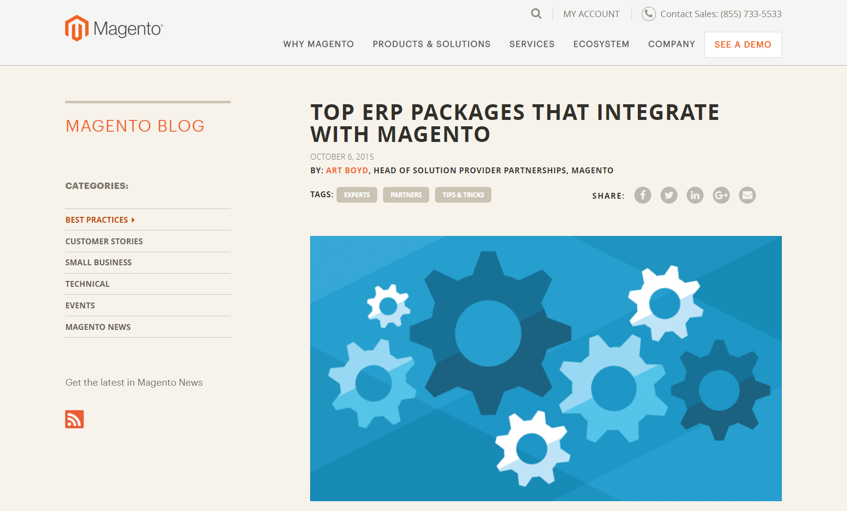 Adobe Commerce Blog - die besten ERP-Pakete