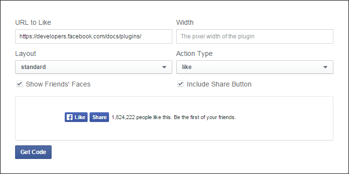 Facebook - Einrichtung des Like-Buttons